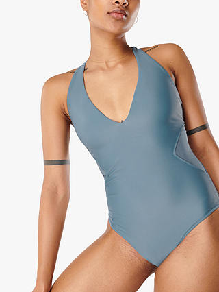 Sweaty Betty Carve Swimsuit, Stellar Blue