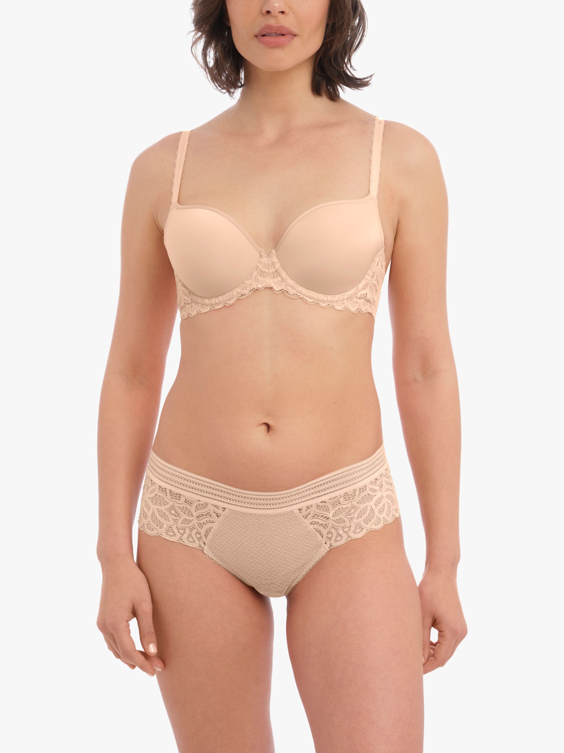 Wacoal Back Appeal Underwired Minimiser Bra, Natural Putty at John Lewis &  Partners