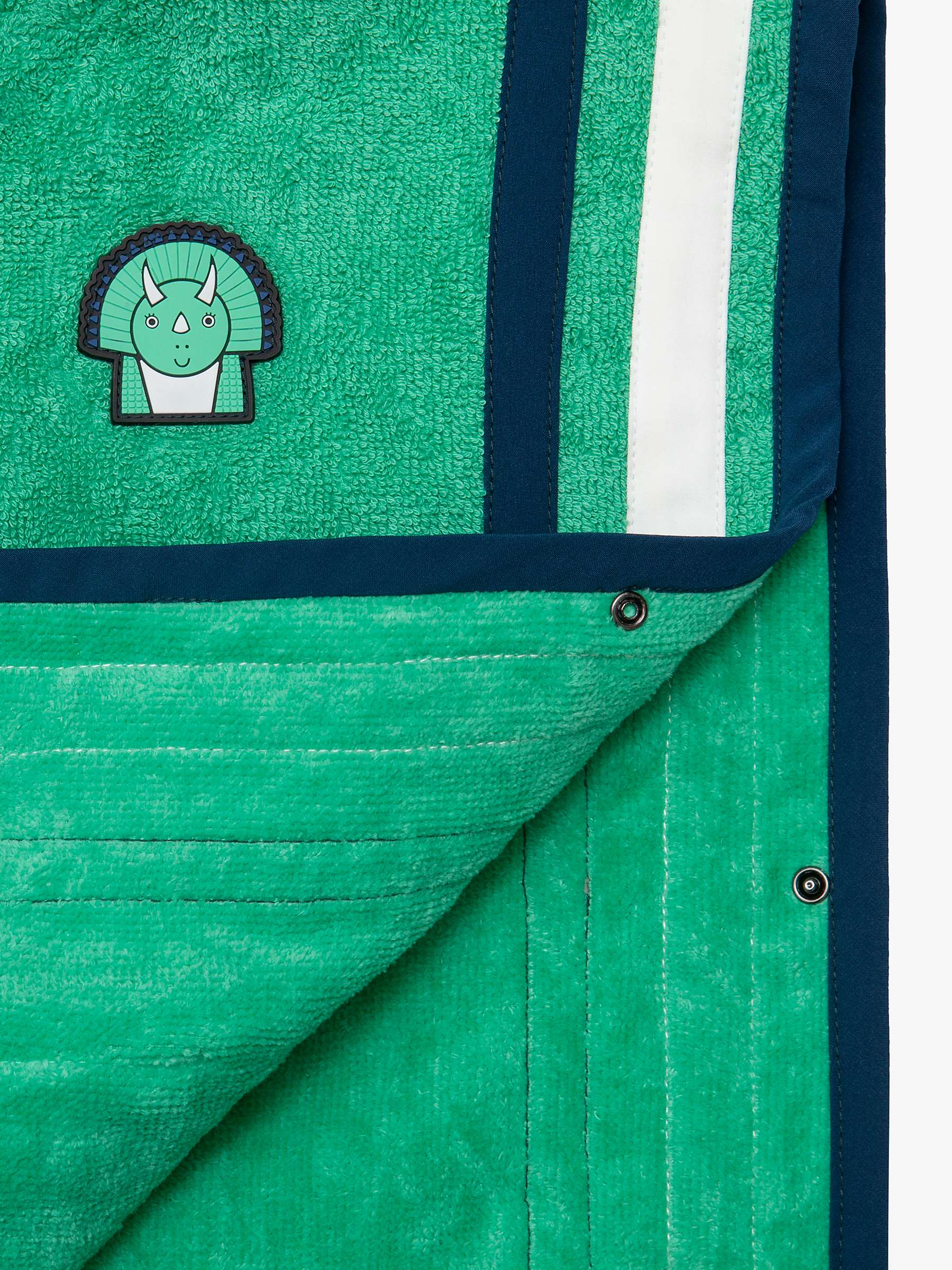Buy Roarsome Kids' Spike Dinosaur Beach Towelling Poncho, Green Online at johnlewis.com