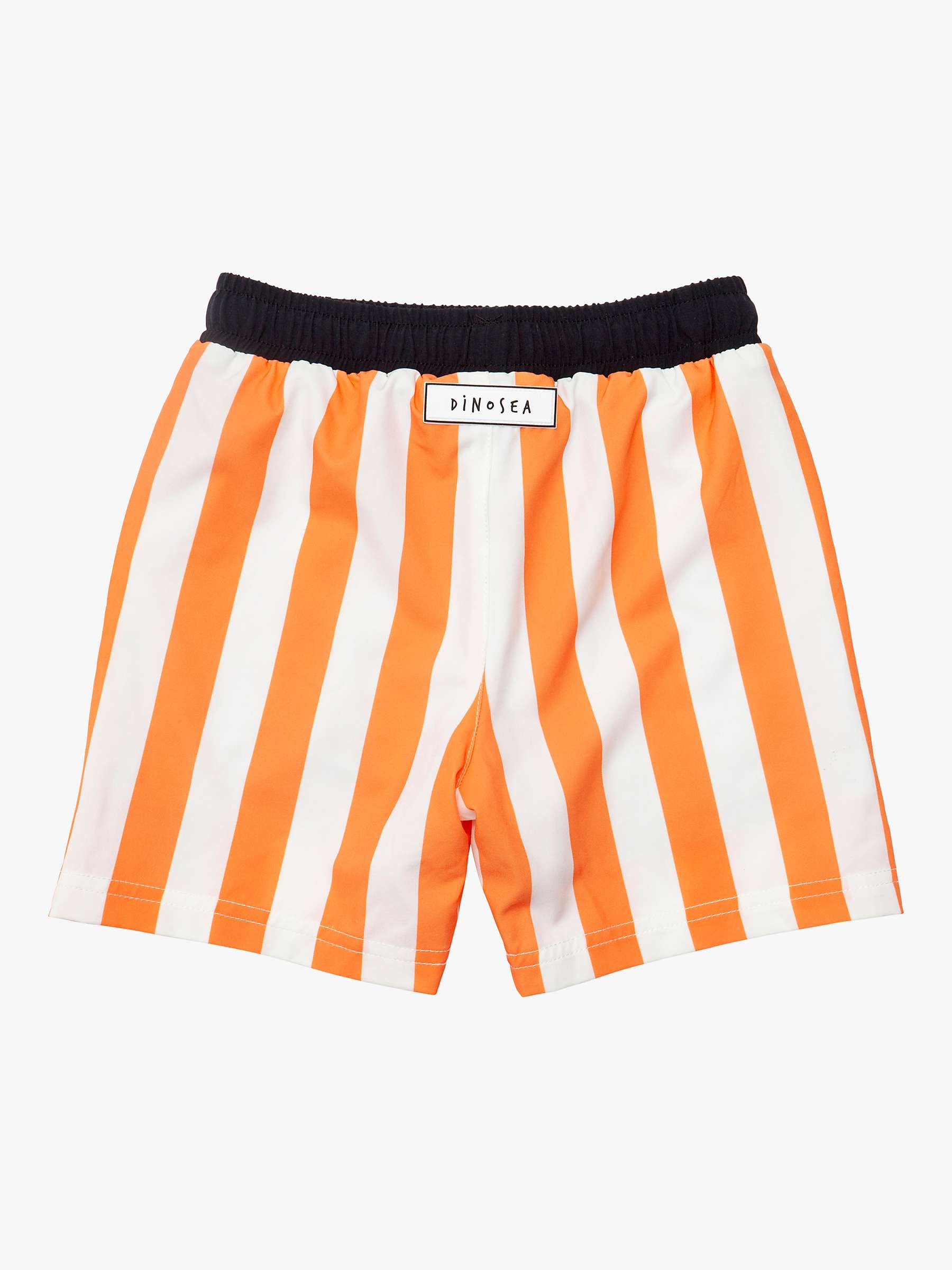Buy Roarsome Pounce Striped Swim Trunks, Mid Orange Online at johnlewis.com