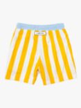 Roarsome Cub Striped Swim Trunks, Lemon