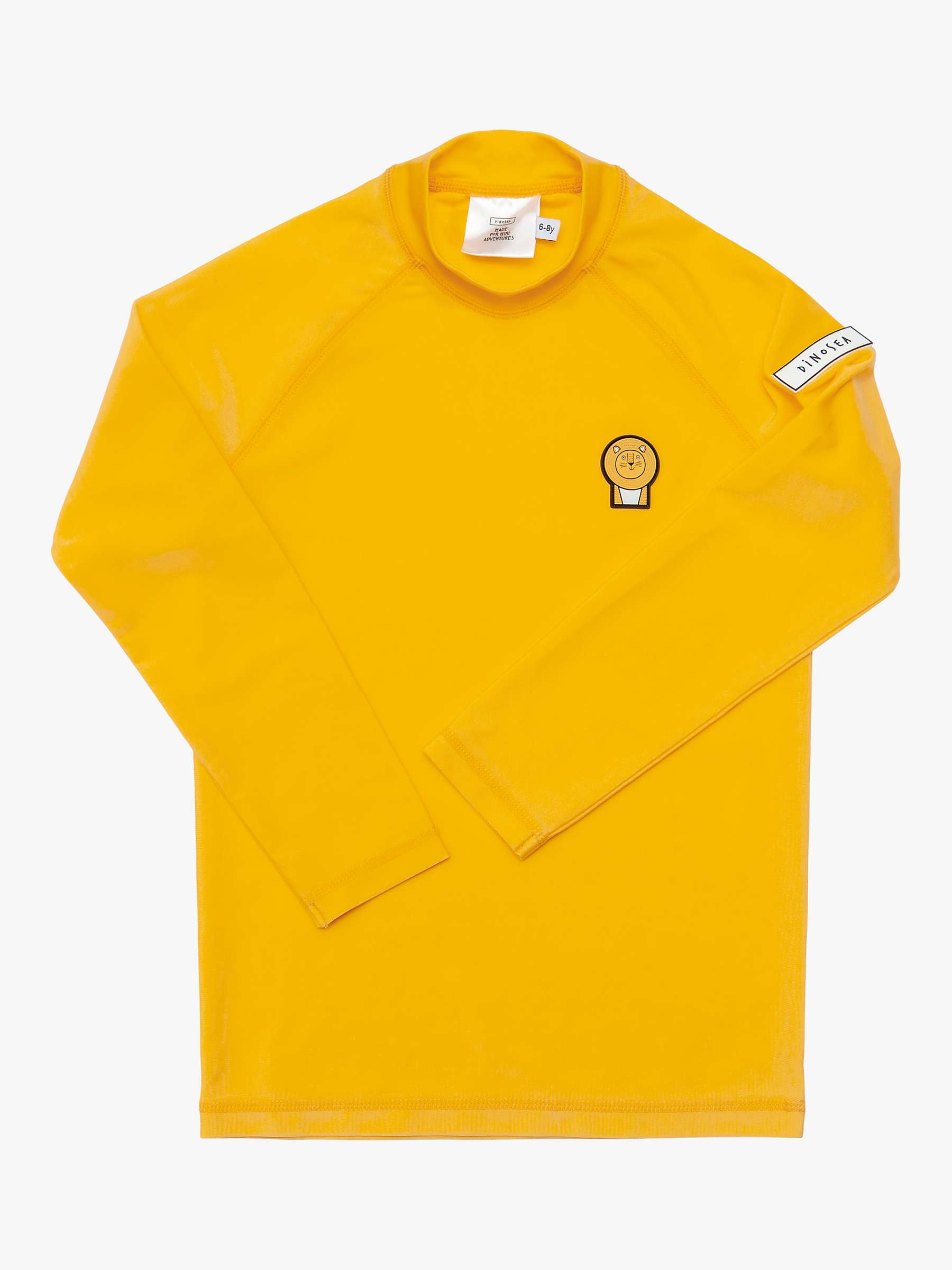 Buy Dinoski Kids' Cub Long Sleeve Rash Vest, Lemon Online at johnlewis.com