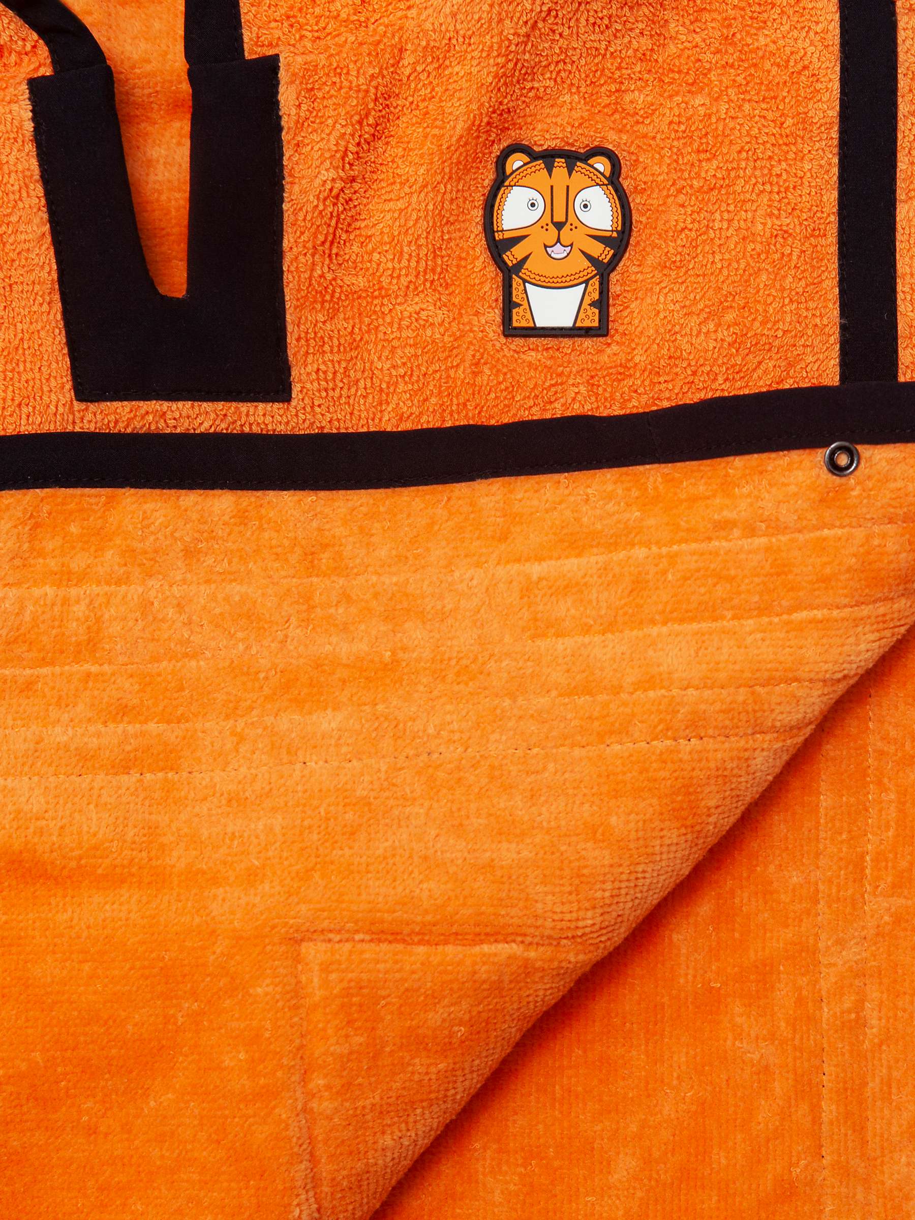 Buy Roarsome Kids' Pounce Tiger Beach Towelling Poncho, Orange Online at johnlewis.com