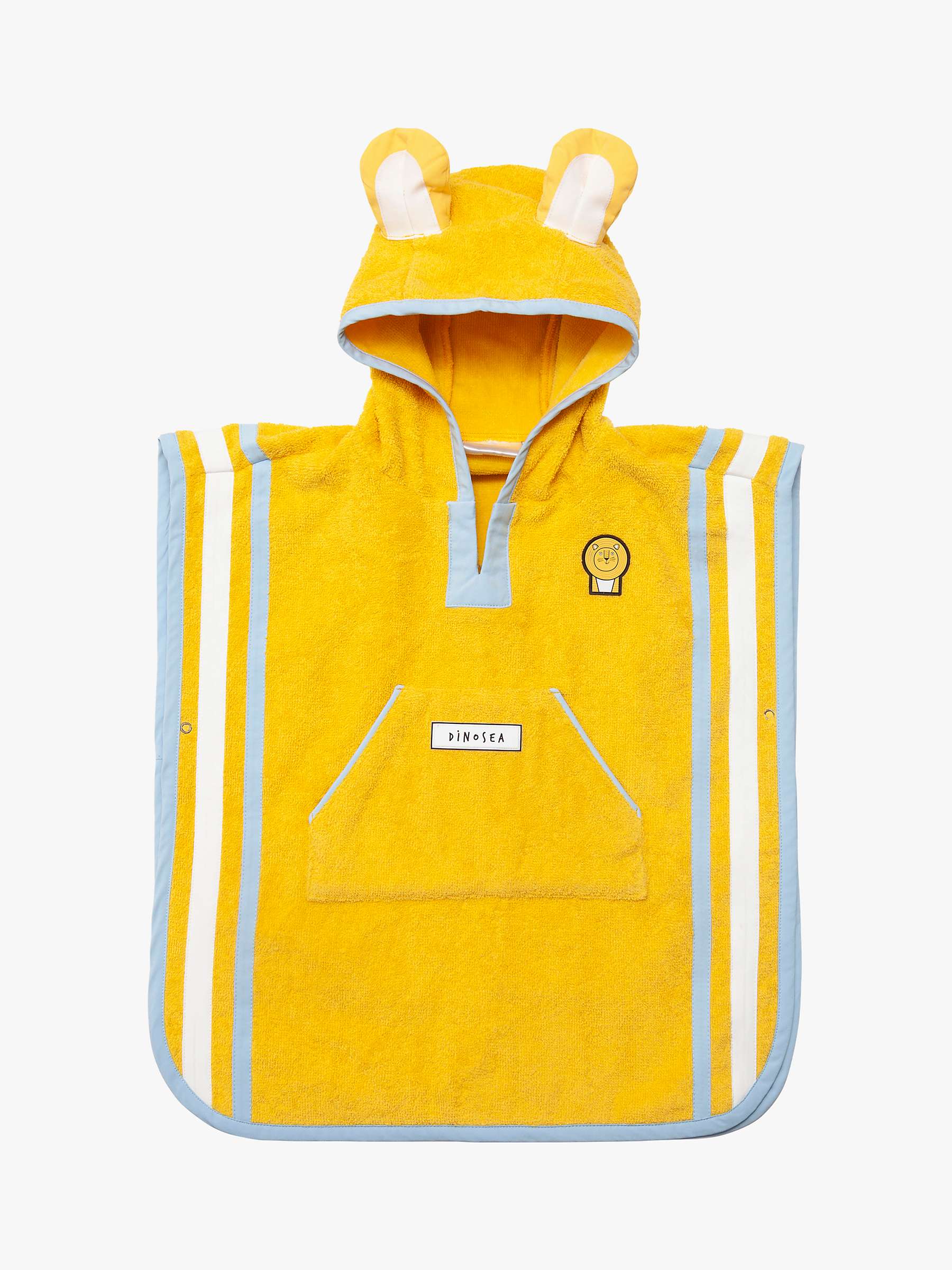 Buy Roarsome Kids' Cub Beach Towelling Poncho, Yellow Online at johnlewis.com