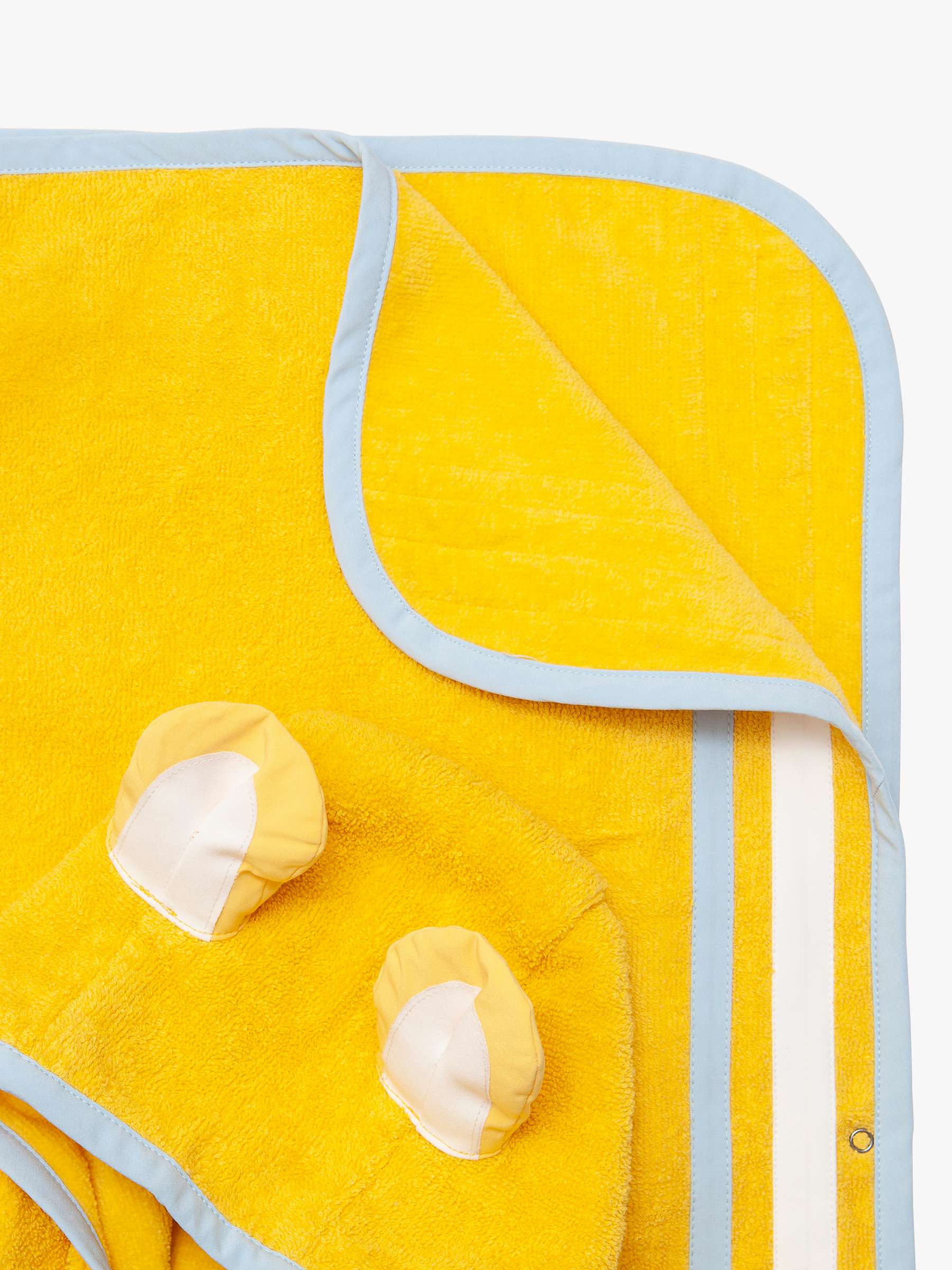 Buy Roarsome Kids' Cub Beach Towelling Poncho, Yellow Online at johnlewis.com