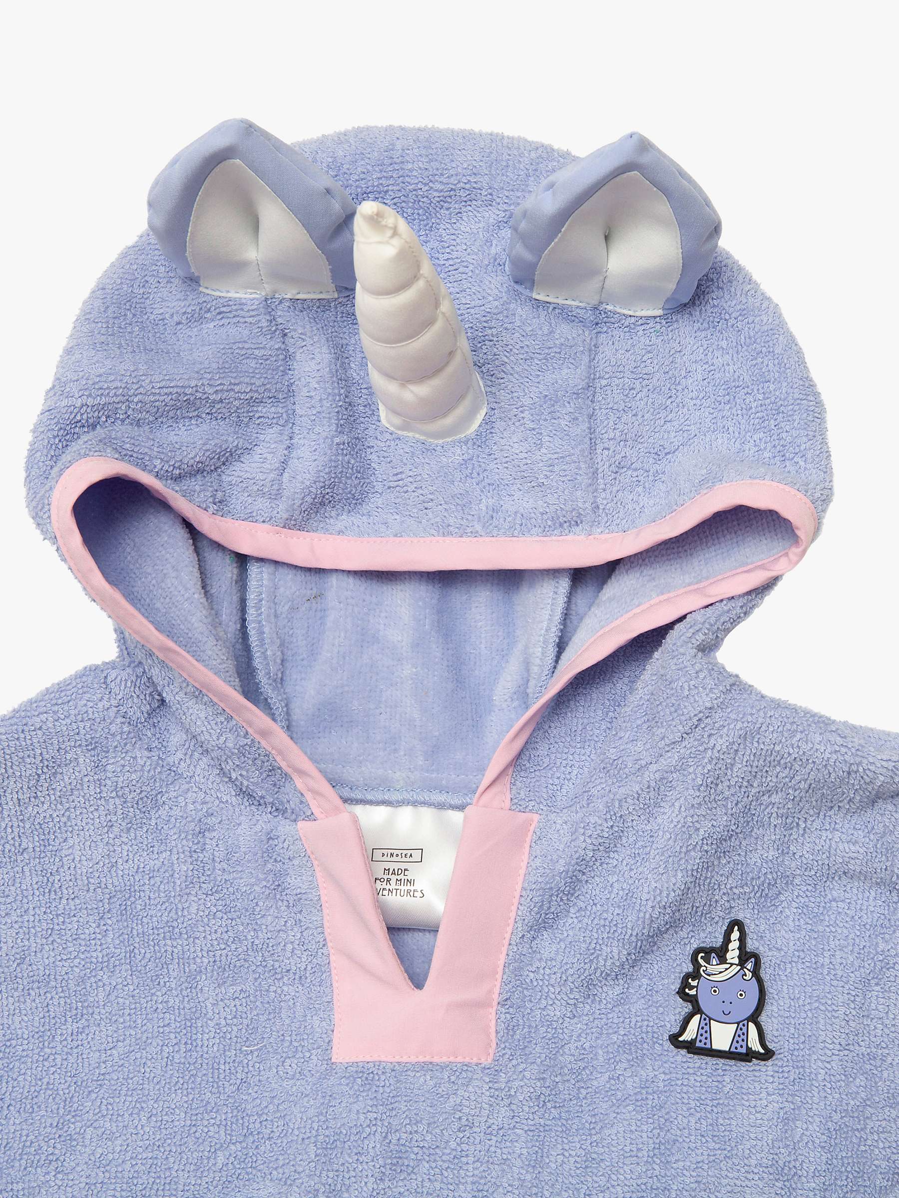 Buy Roarsome Kids' Sparkle Unicorn Beach Towelling Poncho, Lilac Online at johnlewis.com