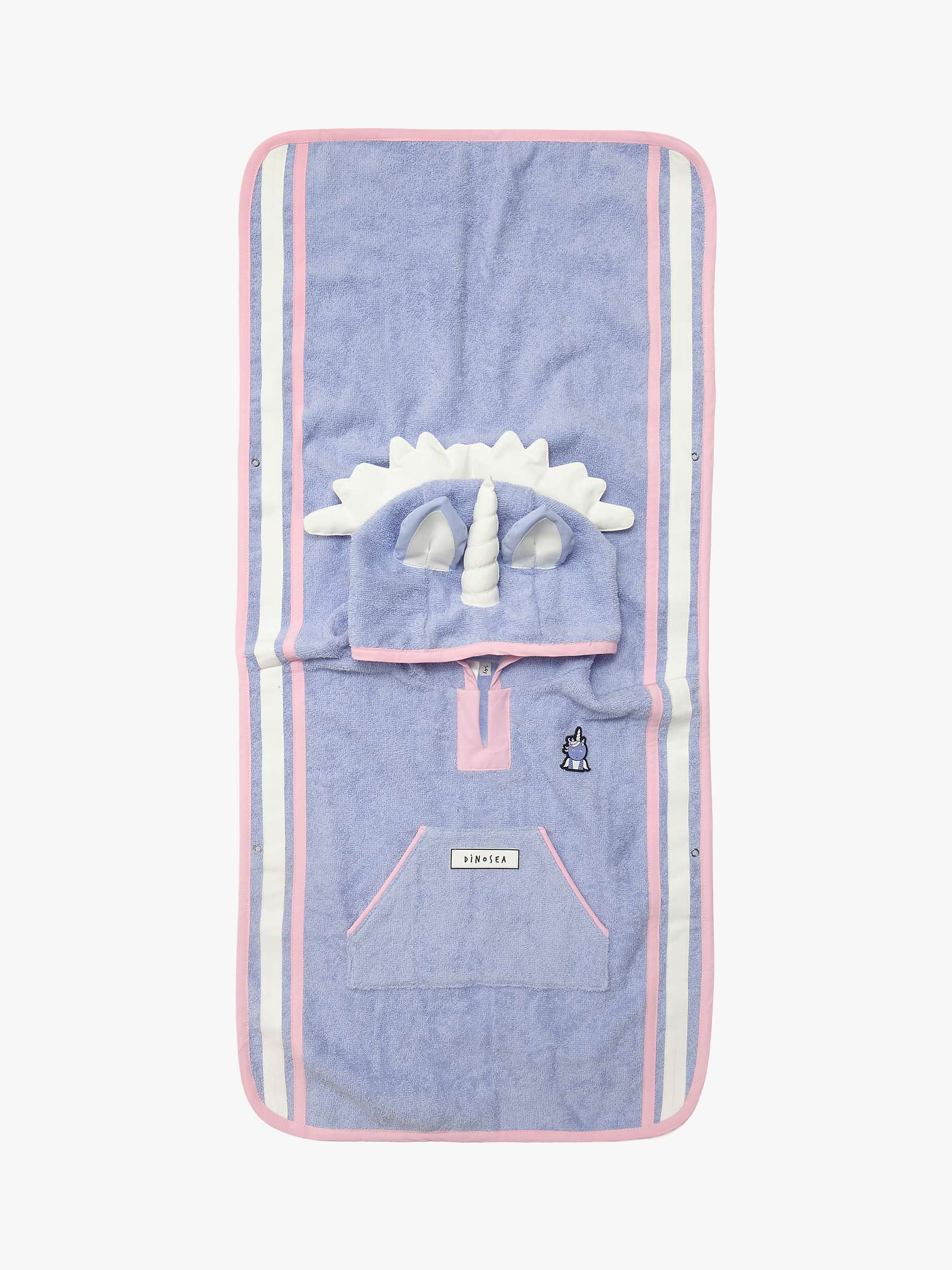 Buy Roarsome Kids' Sparkle Unicorn Beach Towelling Poncho, Lilac Online at johnlewis.com
