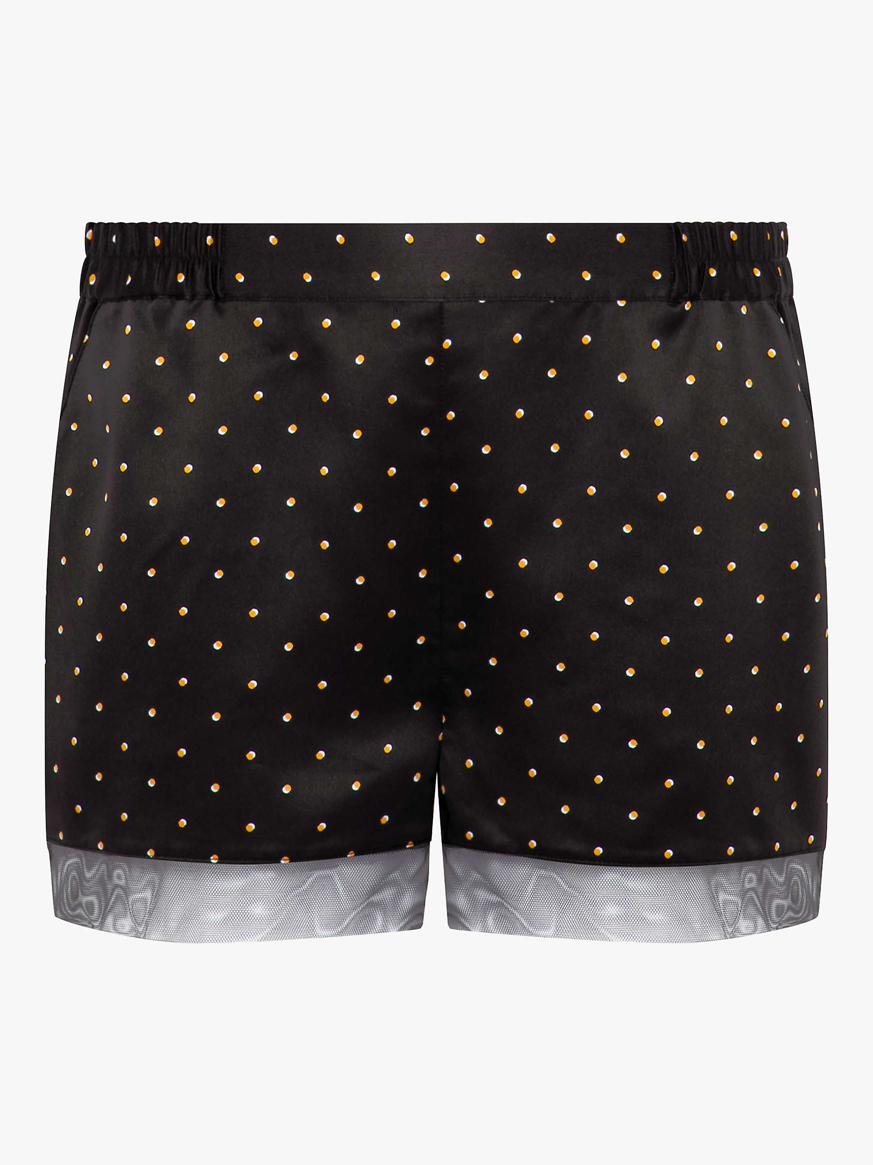 Buy Passionata Marly Polka Dot Pyjama Shorts, Black Online at johnlewis.com