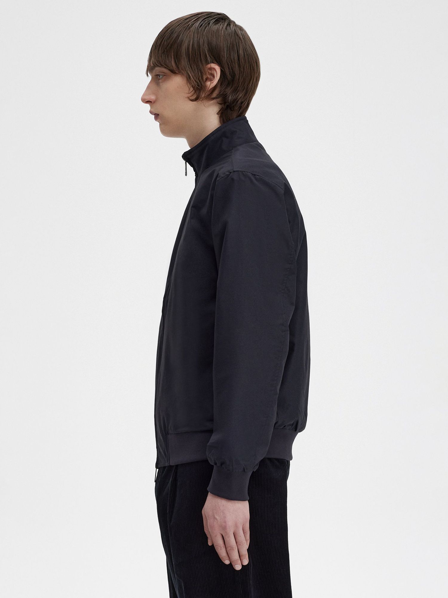 Fred Perry Brentham Jacket, Black, S