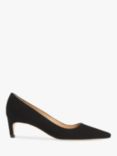 L.K.Bennett Ava Suede Kitten Heel Court Shoes