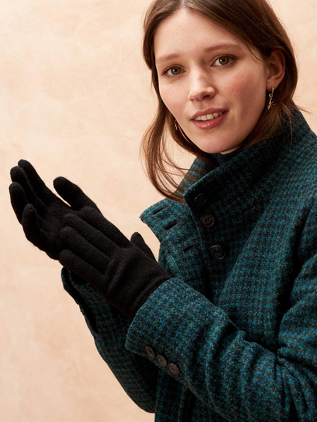 Brora Cashmere Gloves, Black