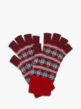 Brora Cashmere Folk Fingerless Gloves