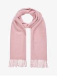 Brora Cashmere Scarf, Shell Pink
