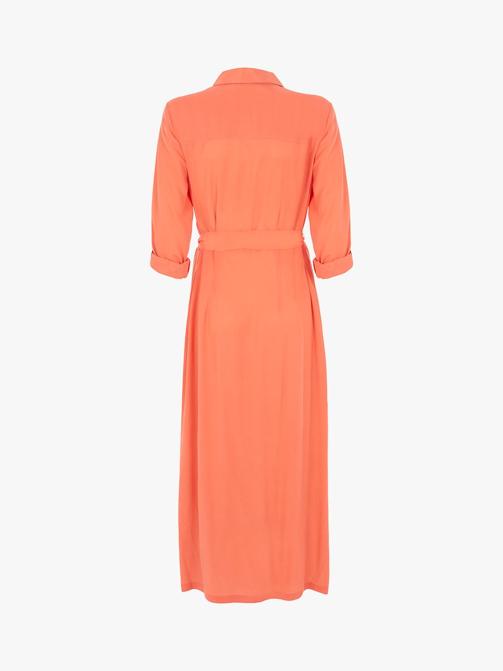 Mint Velvet Utility Midi Dress, Orange at John Lewis & Partners