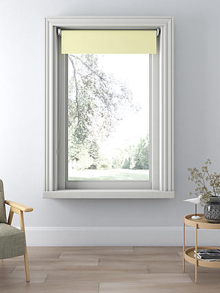 ANYDAY John Lewis & Partners Blackout Roller Blind, Maize Yellow, W61 x Drop 160cm