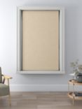 John Lewis Textured Weave Blackout/Thermal Roman Blind, Natural