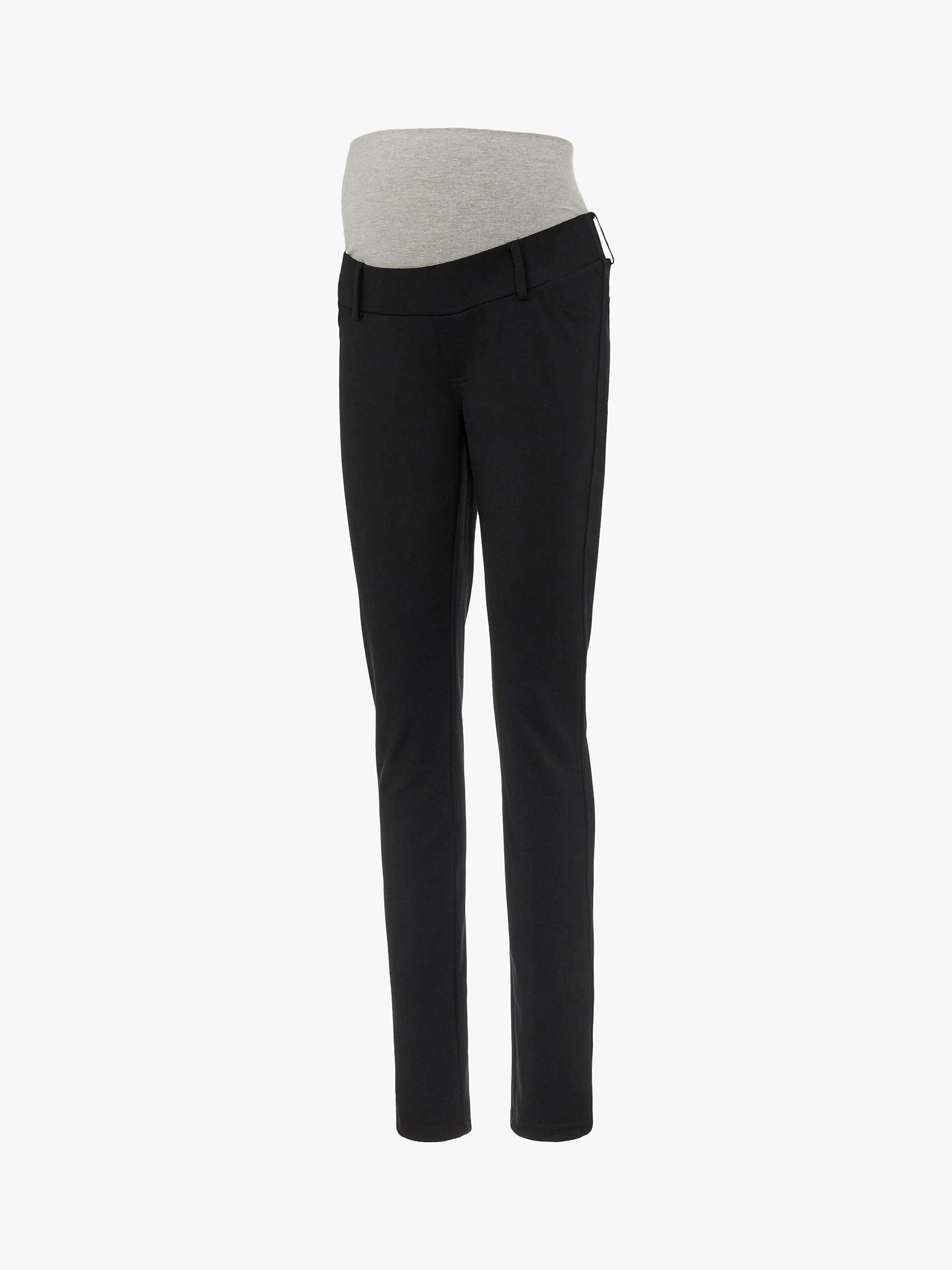 Buy Mamalicious Alba Jersey Maternity Trousers, Black Online at johnlewis.com