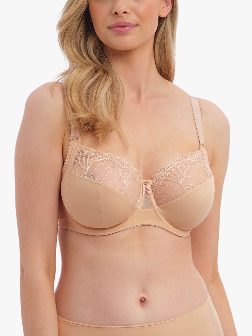 Fantasie Adelle Underwired Side Support Full Cup Bra, Beige at
