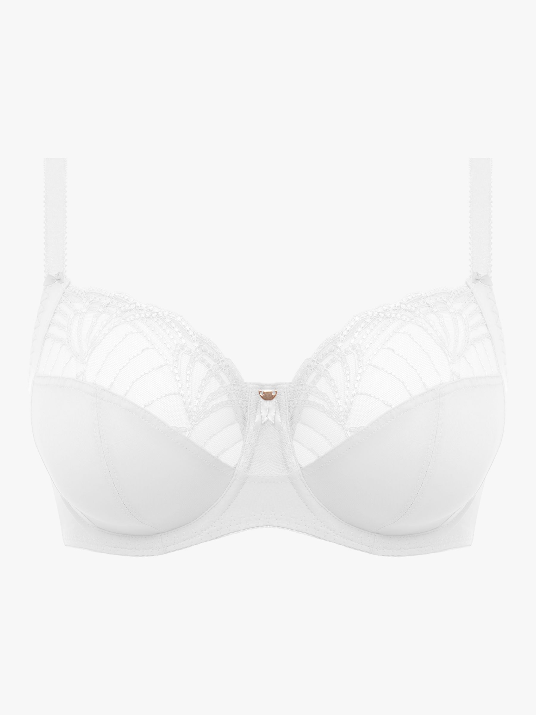 Fantasie Adelle Underwired Side Support Full Cup Bra, White at