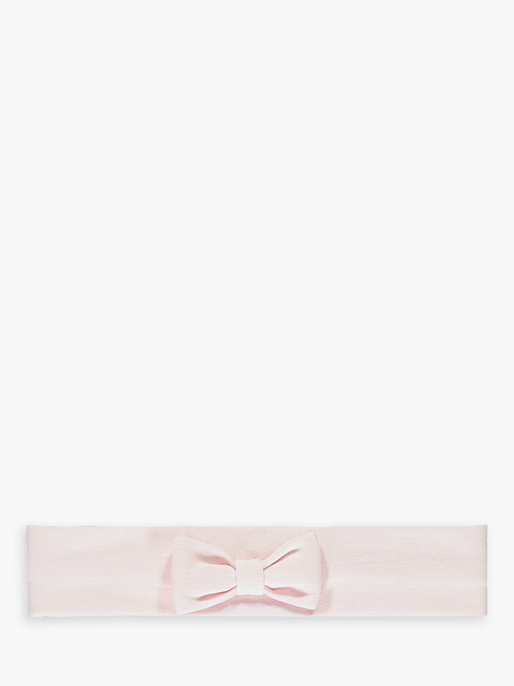 Buy Emile et Rose Baby Betty Sleepsuit & Headband Set, Pale Pink Online at johnlewis.com