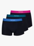 Paul Smith Low Rise Cotton Stretch Trunks, Pack of 3, Black
