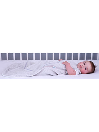 Purflo Scandi Baby Sleeping Bag, 0.5 Tog, Grey, 3-9 months