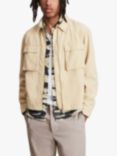 AllSaints Clifton Organic Cotton Corduroy Jacket, Ravine Yellow