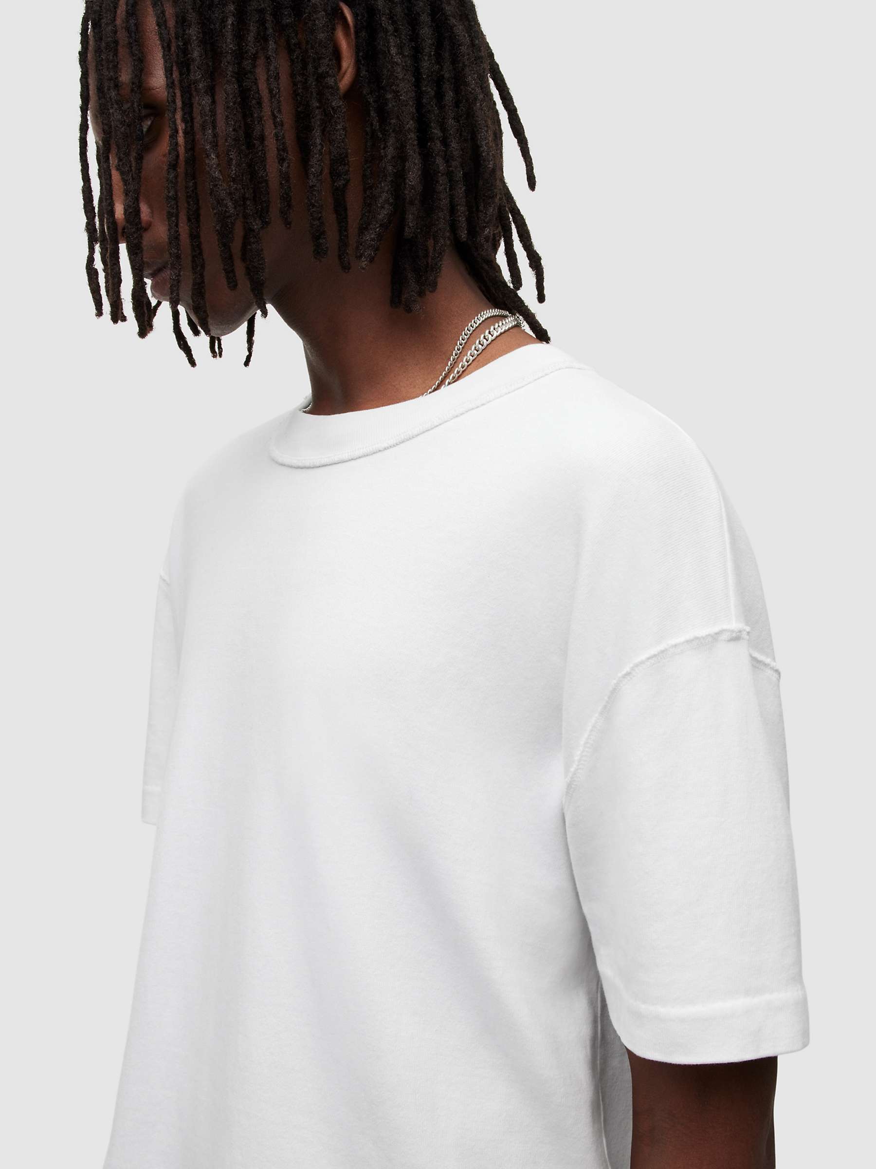 Buy AllSaints Isac Short Sleeve T-Shirt Online at johnlewis.com