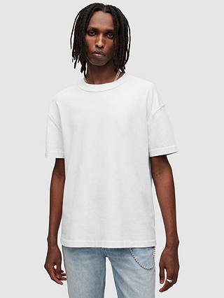 AllSaints Isac Short Sleeve T-Shirt, Optic White