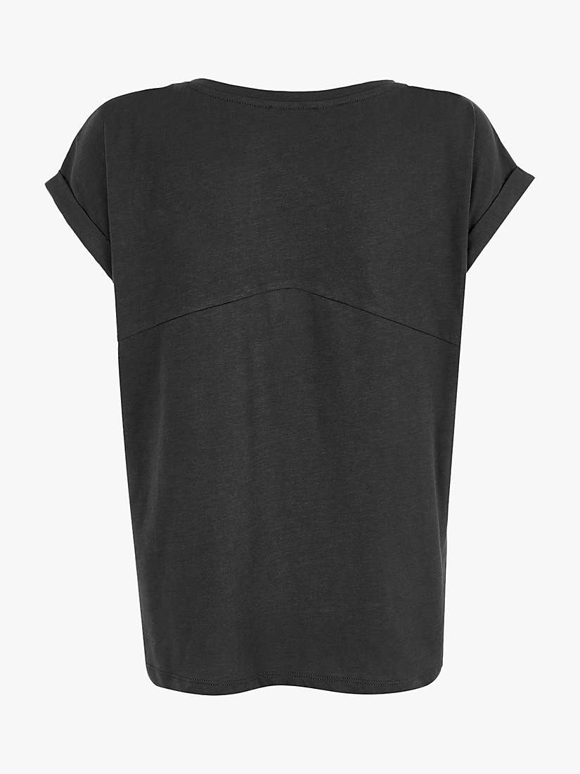Buy Mint Velvet Studded Star T-Shirt, Grey Online at johnlewis.com