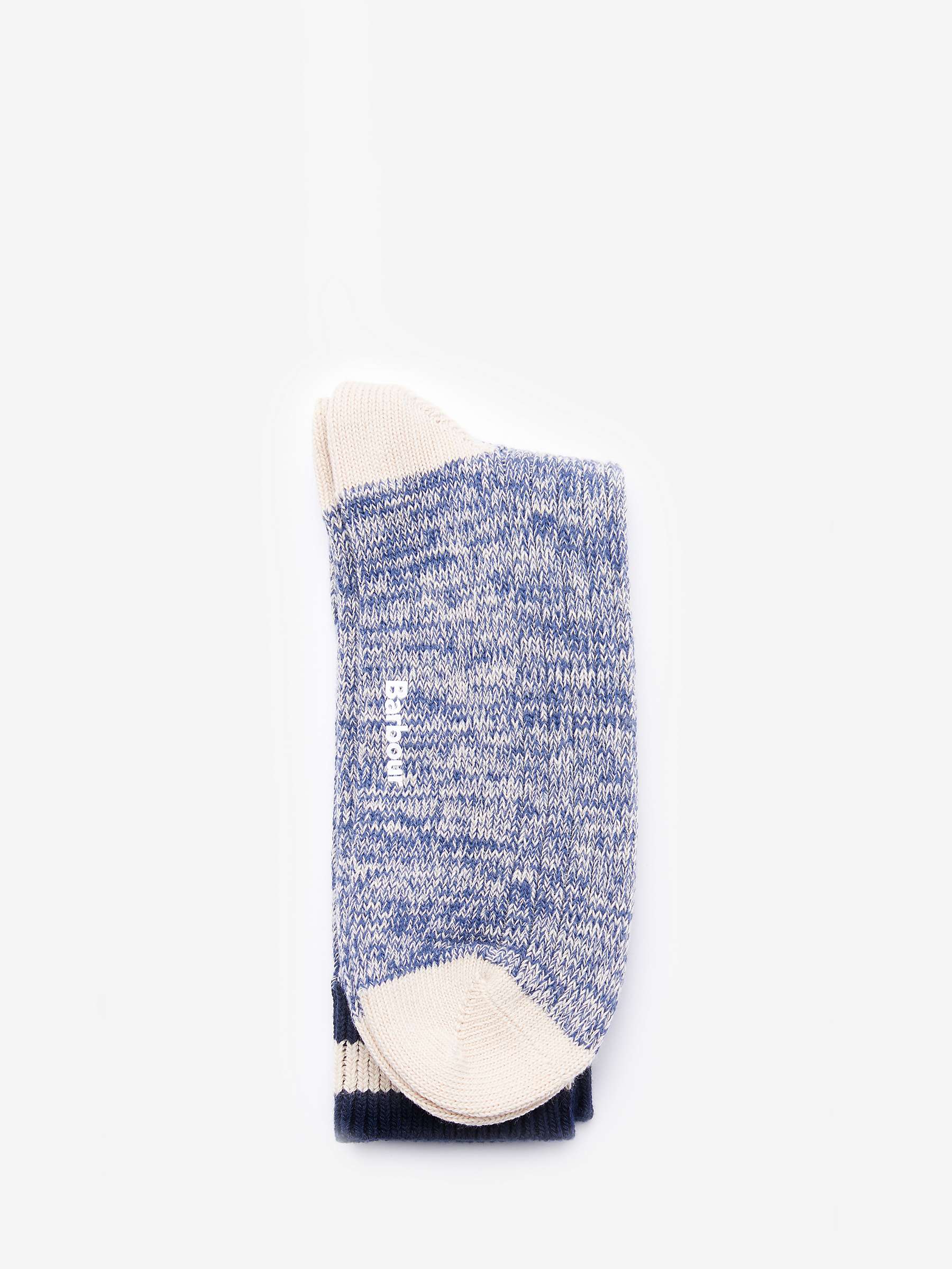 Buy Barbour Shandwick Socks, One Size, Navy Online at johnlewis.com