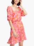 Ted Baker Bethha Floral Print Wrap Dress, Bright Pink