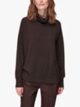 Whistles Cashmere Roll Neck Jumper, Brown