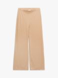 Banana Republic Ribbed Wide Leg Trousers, Champagne Toast