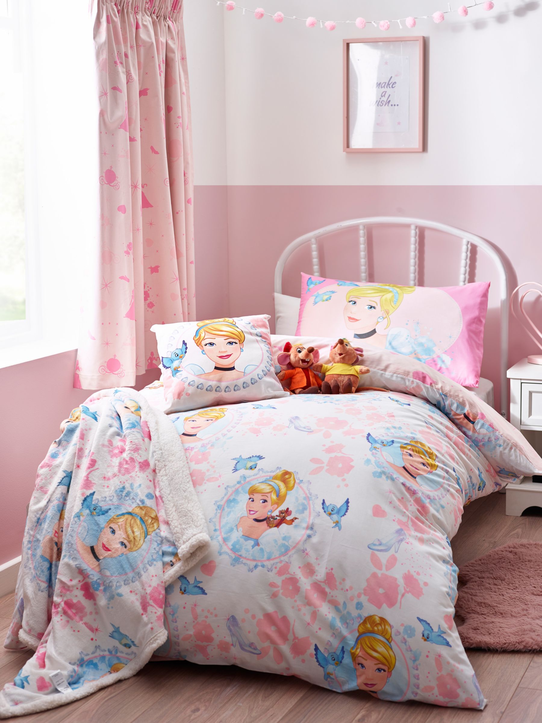 Toddler Bedding Set Junior Duvet & Cover Pillow & Case 4 in 1 Girls Boys Nursery 
