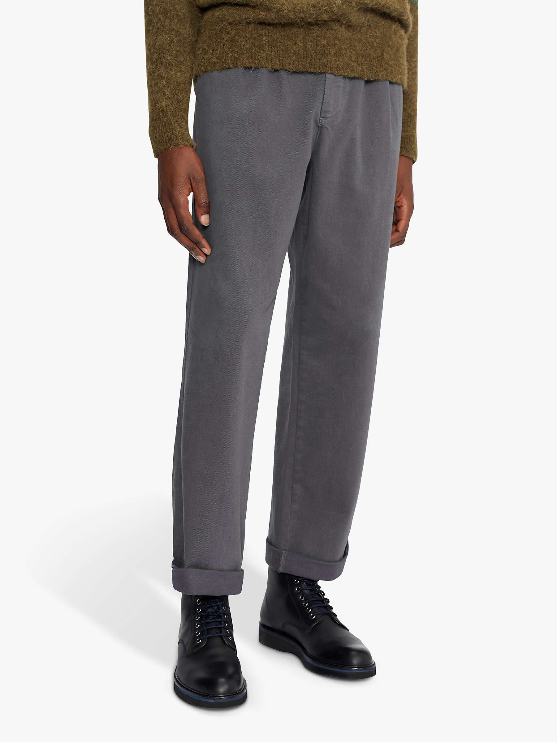 Buy Ted Baker Orb Relaxed Pleated Chinos Online at johnlewis.com