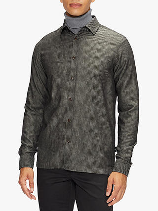 Ted Baker Clasrom Abstract Stripe Shirt, Black