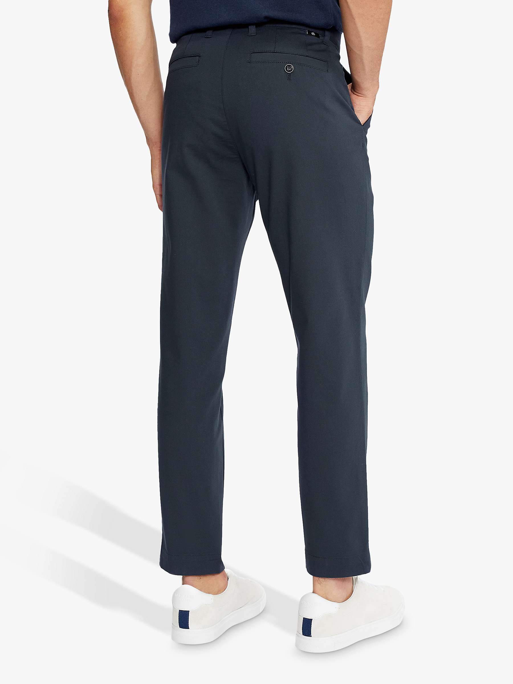 Buy Ted Baker Genbee Casual Chino Trousers, Navy Online at johnlewis.com