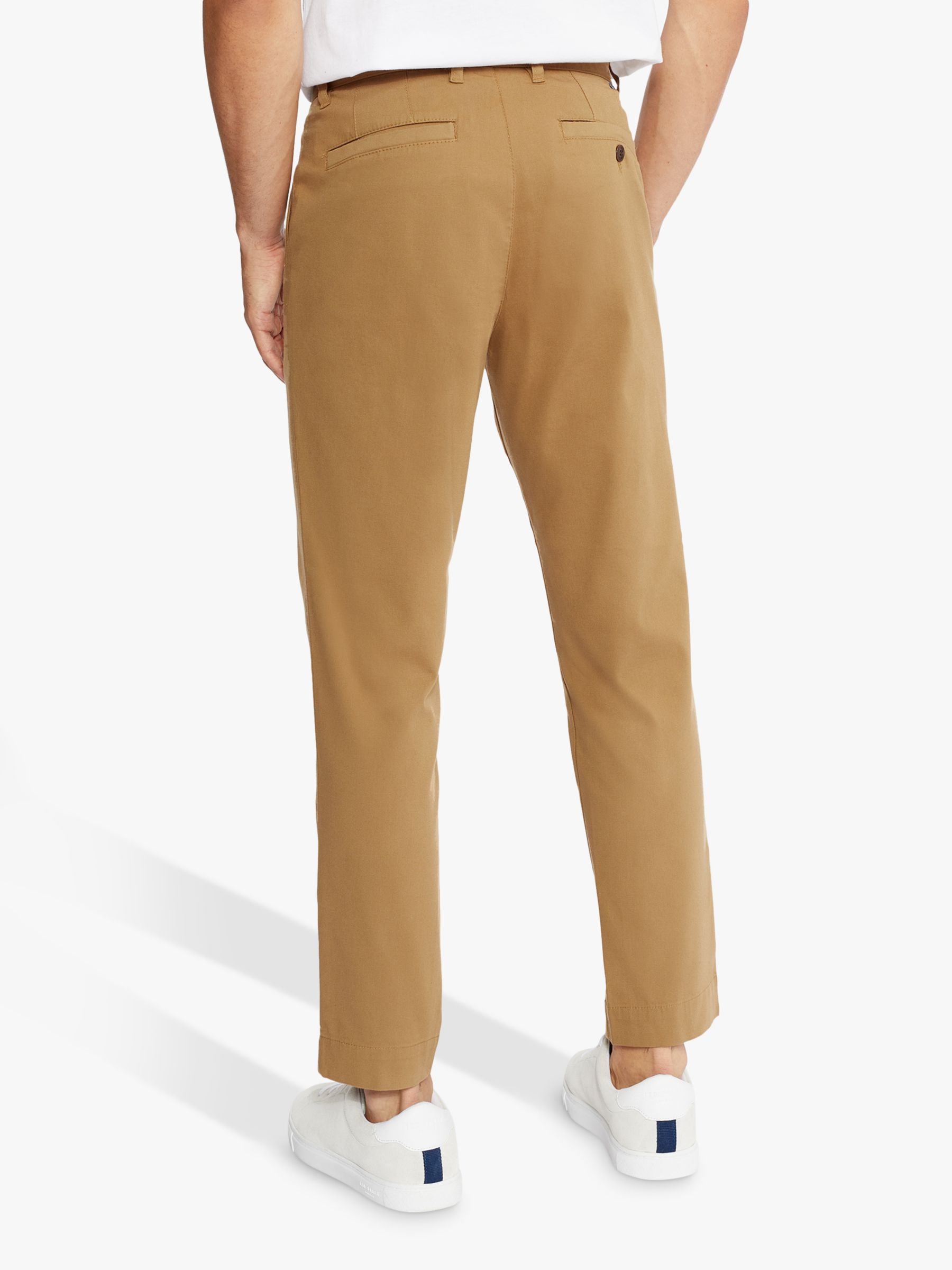 Ted Baker Genbee Cotton Lyocell Chinos, Natural, 34S