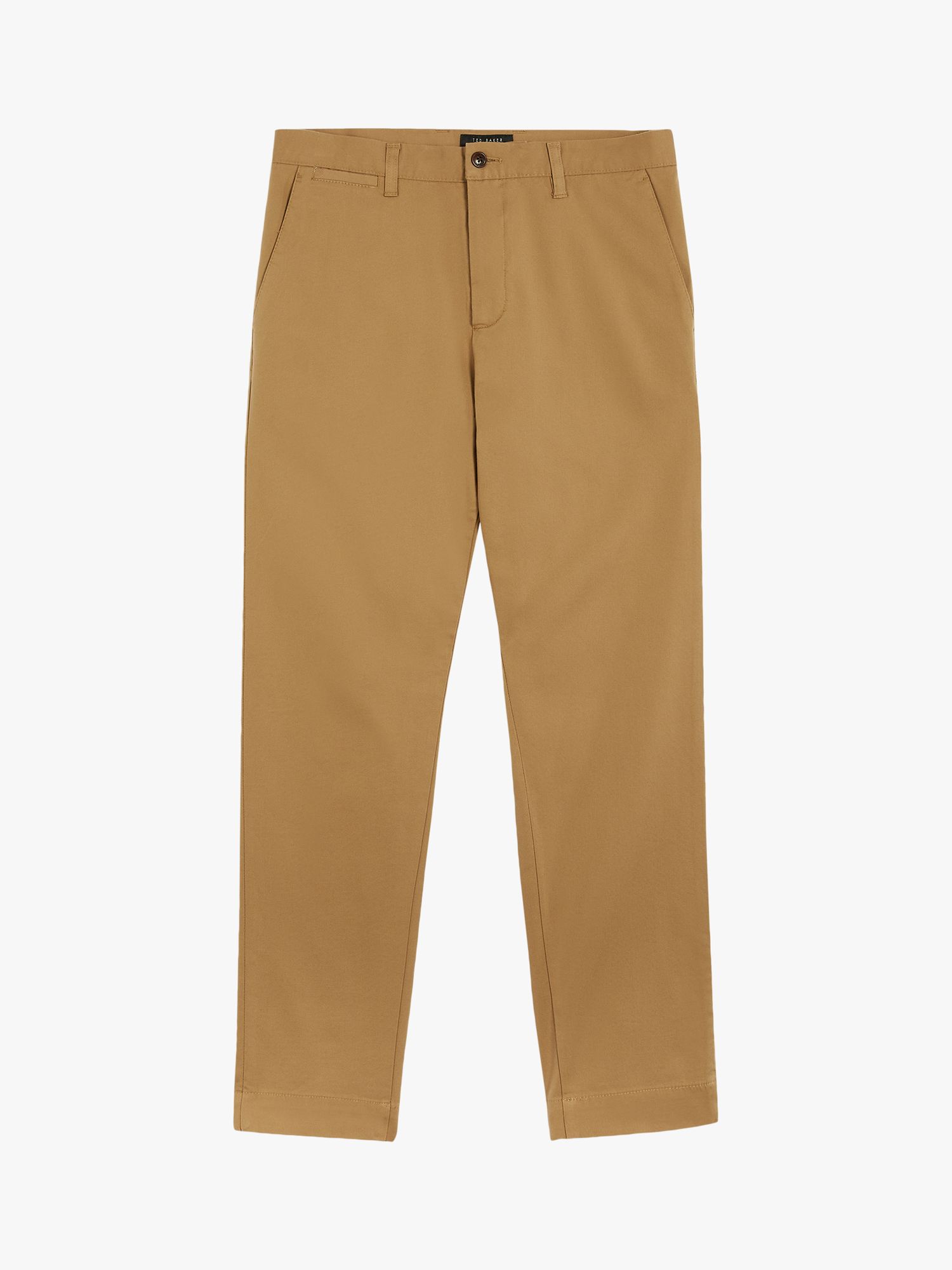 Ted Baker Genbee Cotton Lyocell Chinos, Natural, 34S
