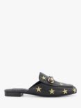 Dune Galaxies Leather Loafers, Black
