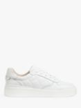 L.K.Bennett Campbell Leather Quilted Trainers, White