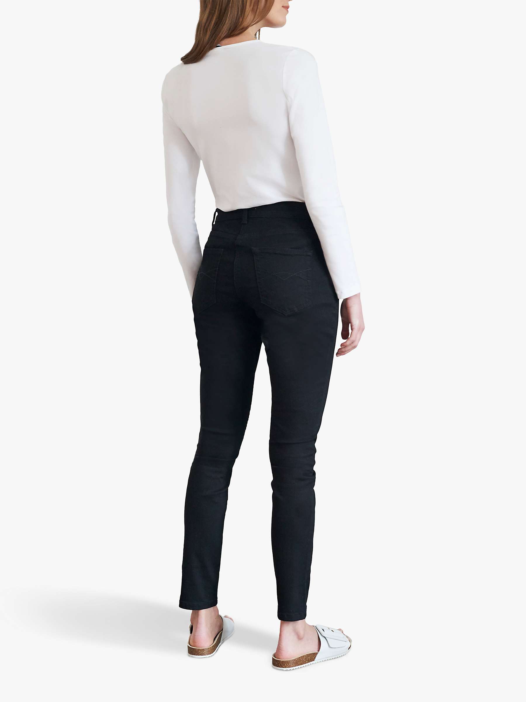 Buy Great Plains Reform Skinny Jeans, Black Online at johnlewis.com