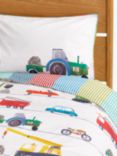 Harlequin Just Keep Trucking Kids' Pure Cotton Duvet Cover and Pillowcase Bedding Set