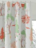 little home at John Lewis Camping Trail Print Pencil Pleat Blackout Children's Curtains, Multi