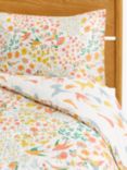 John Lewis Meadow Birds Reversible Pure Cotton Duvet Cover and Pillowcase Set, Single