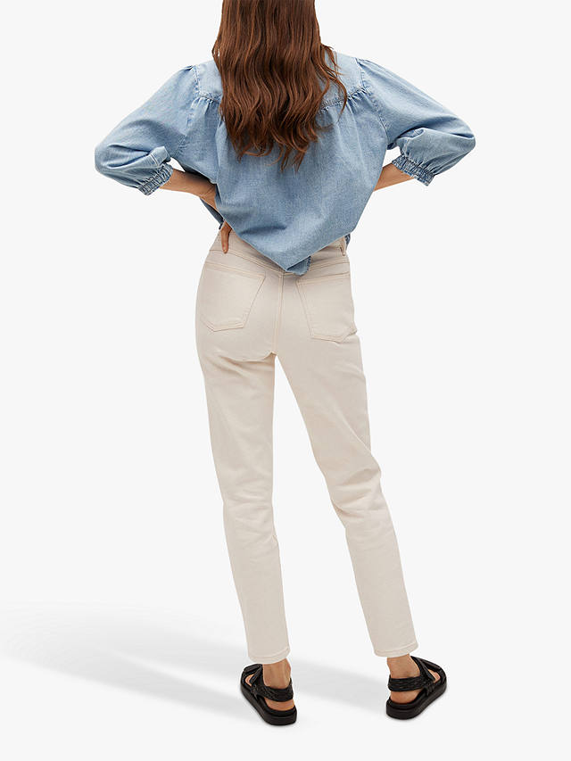 Mango Mom Fit Jeans, Off White