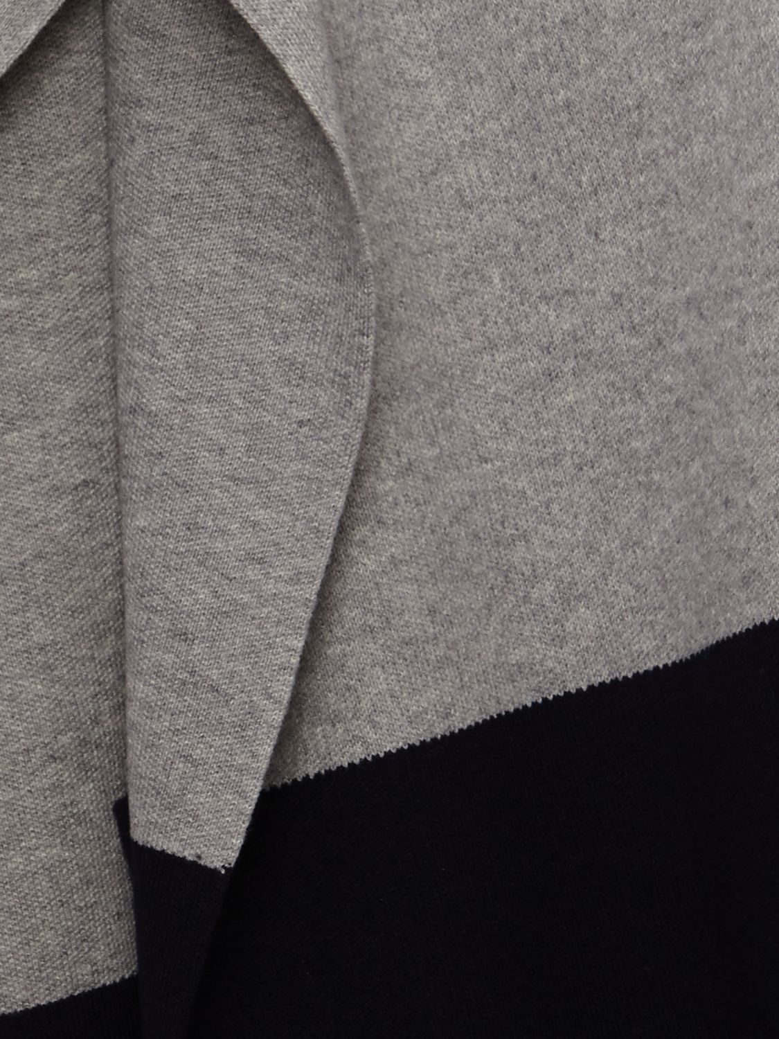 Phase Eight Paloma Colour Block Knit Coatigan, Navy/Grey