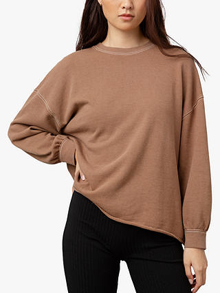 Rails Reeves Plain Jersey Jumper, Toffee