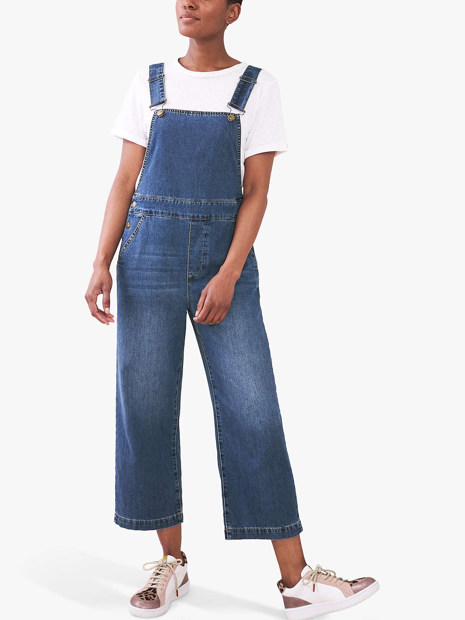 Buy White Stuff Summer Cropped Dungarees Online at johnlewis.com